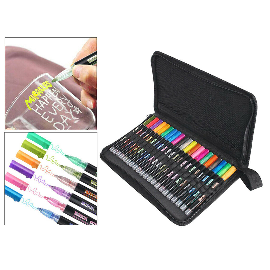 Double Line Outline Pens Greeting Craft Marker   Art Craft Pen Child