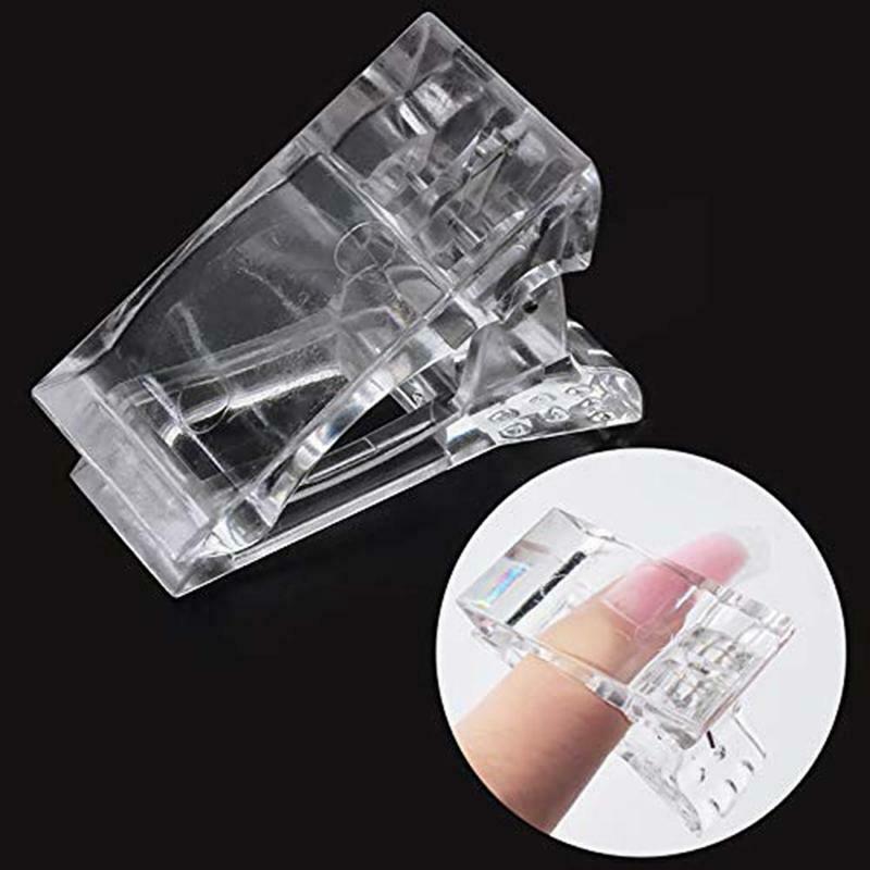 Quick Building Nail Tips Curve Shaping Fixing Clip for Gel Nail Extension
