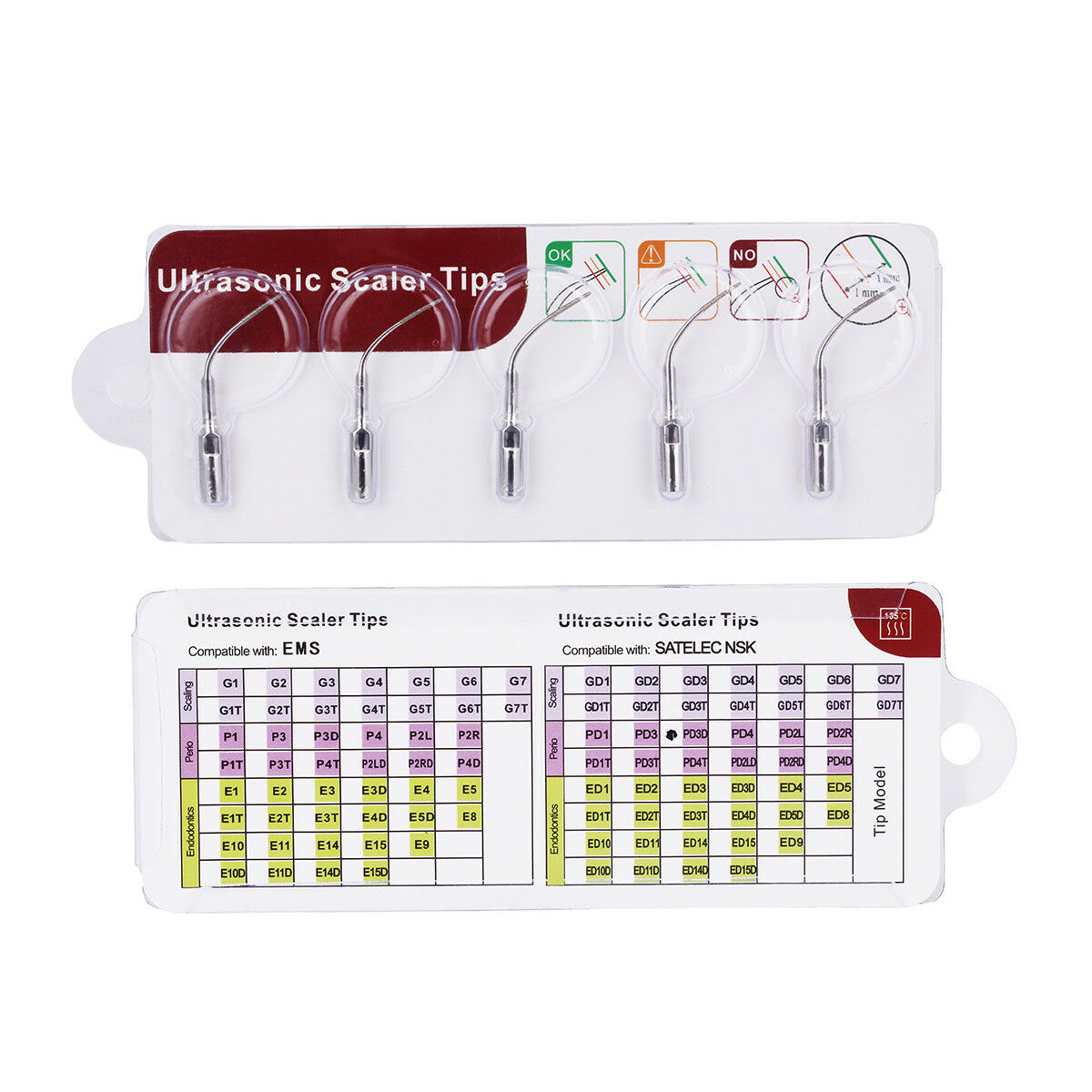 10 X Diamond Dental Perio Tips PD3D Fit DTE Satelec Ultrasonic Scaler Handpiece