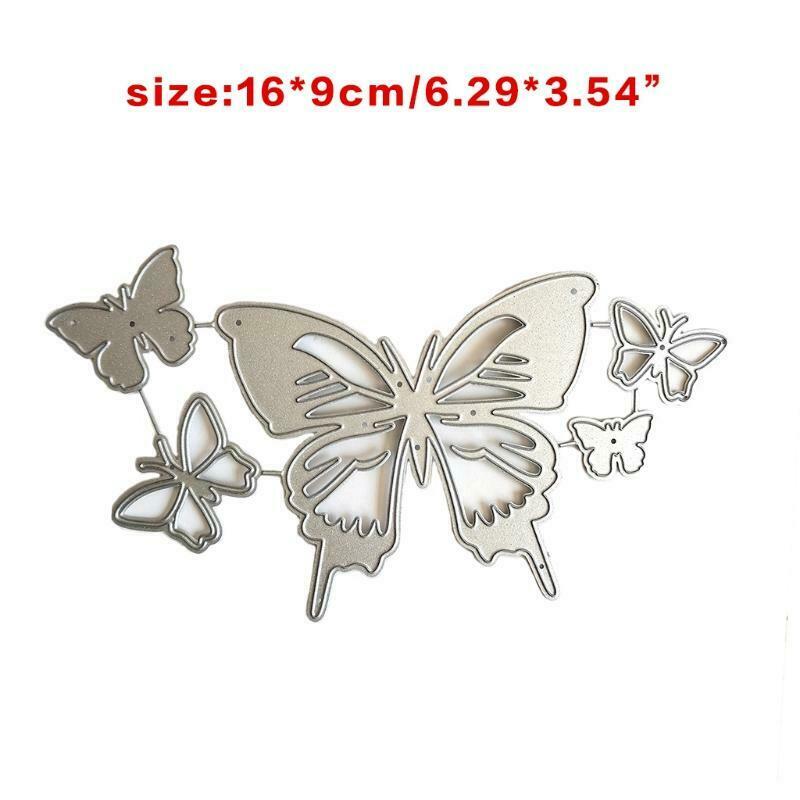 Butterflies Metal Cutting Dies Stencil DIY Scrapbook Album Paper Card Template