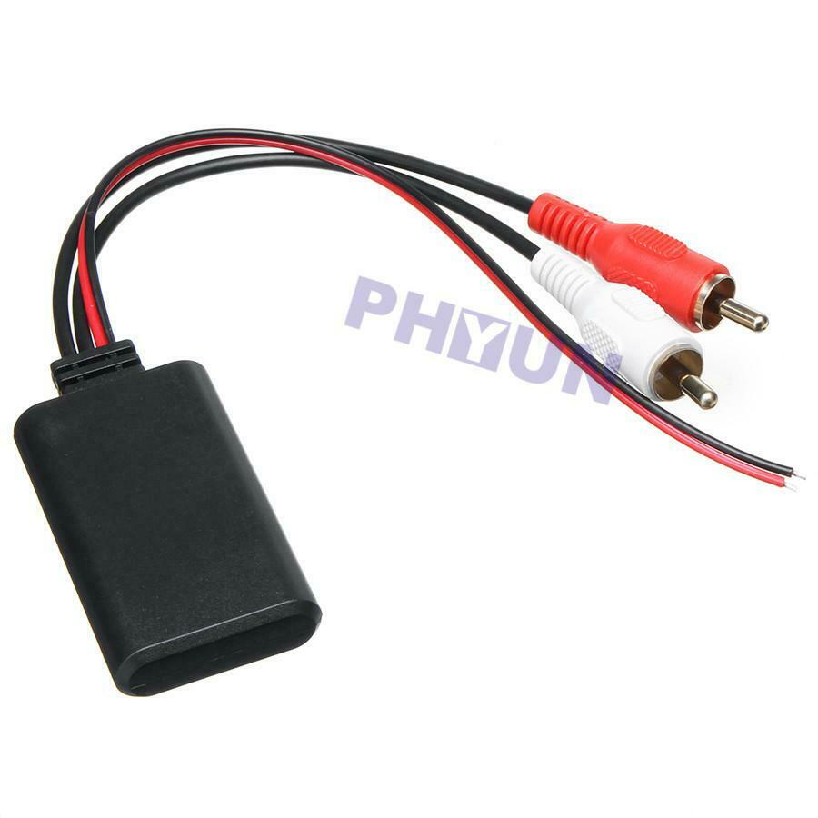 1 Pc 23cm Bluetooth AUX Cable Adapter Connect To Phone/Pad/Mp3 Two RCA Interface
