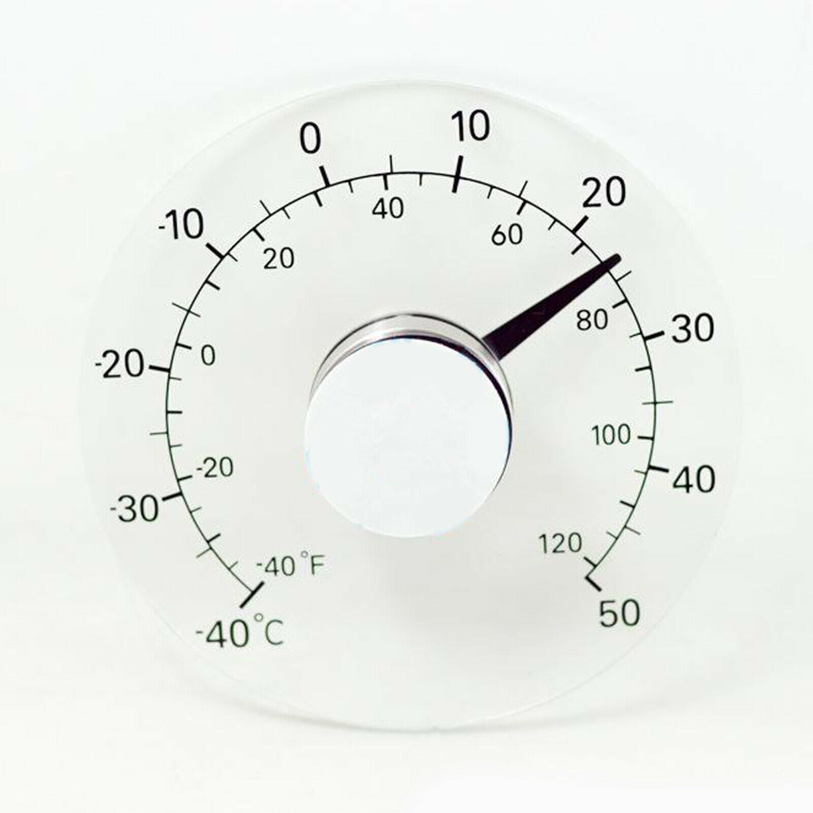 1pc Sticking On Window Thermometer Decorative for Car Wall Garden Patio Homes