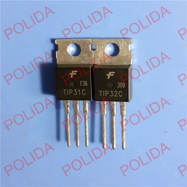 10PAIRS OR 20PCS TRANSISTOR FAIRCHILD/SEC TO-220 TIP31C/TIP32C TIP31CTU/TIP32CTU