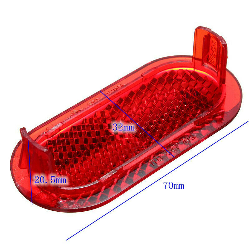 1Pcs Car Door Red Warning Light Reflector 6Q0947419 For VW Caddy Polo Touran New