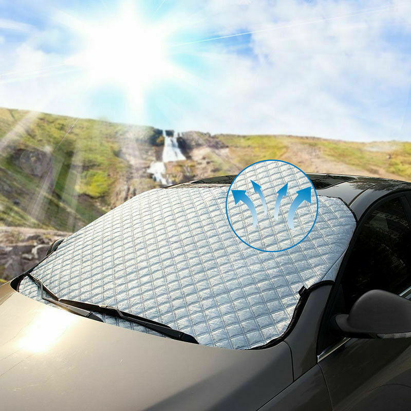 Universal 4 Season Car Front Windshield Snow Ice Cover Frost Sun Shade Protector