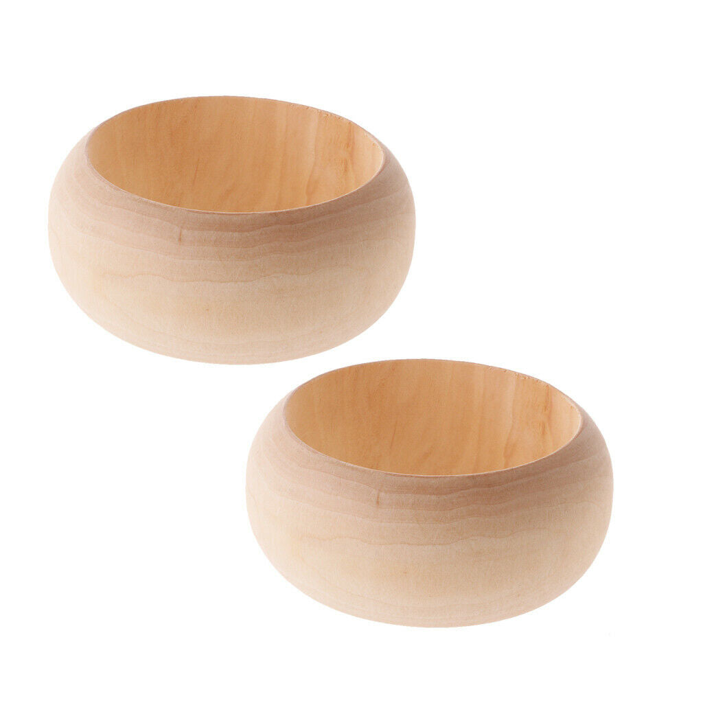 Unpainted Natural Wood Rings for Decoration Diy Tools