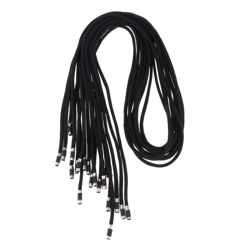 10pcs 1. Black Replacement Cord Cord Drawstring Cord Cord For