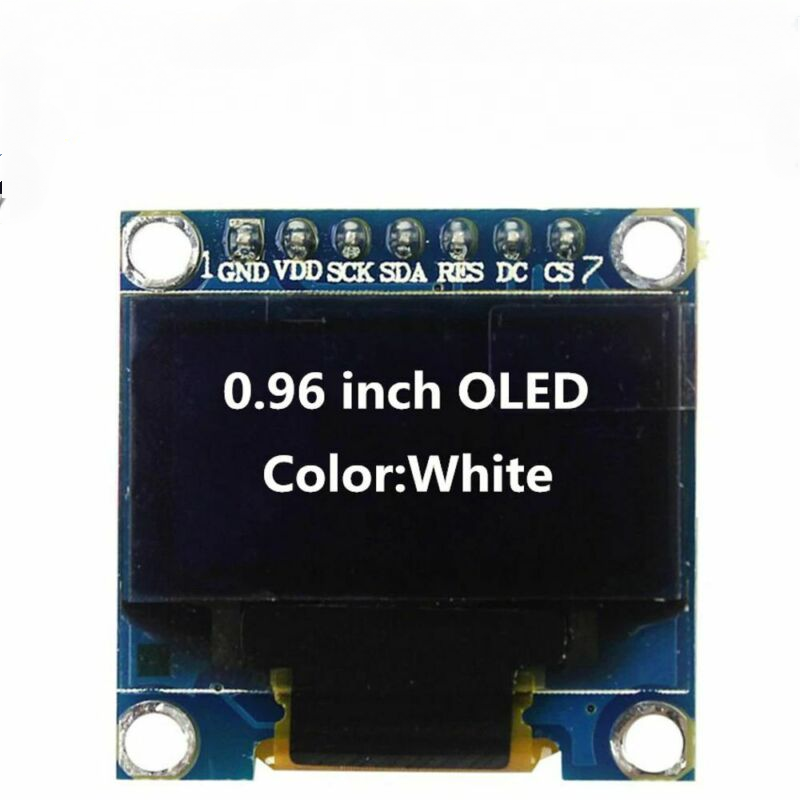 7-Pin 0,96" Oled Display Spi Module Arduino Raspberry Pi 128X64Mm Iic Interface