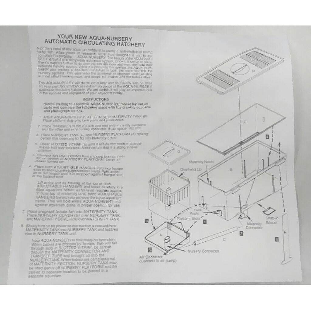 Fish Breeding Box Plastic Floating Automatic Circulaiton Baby Fish Hatchery