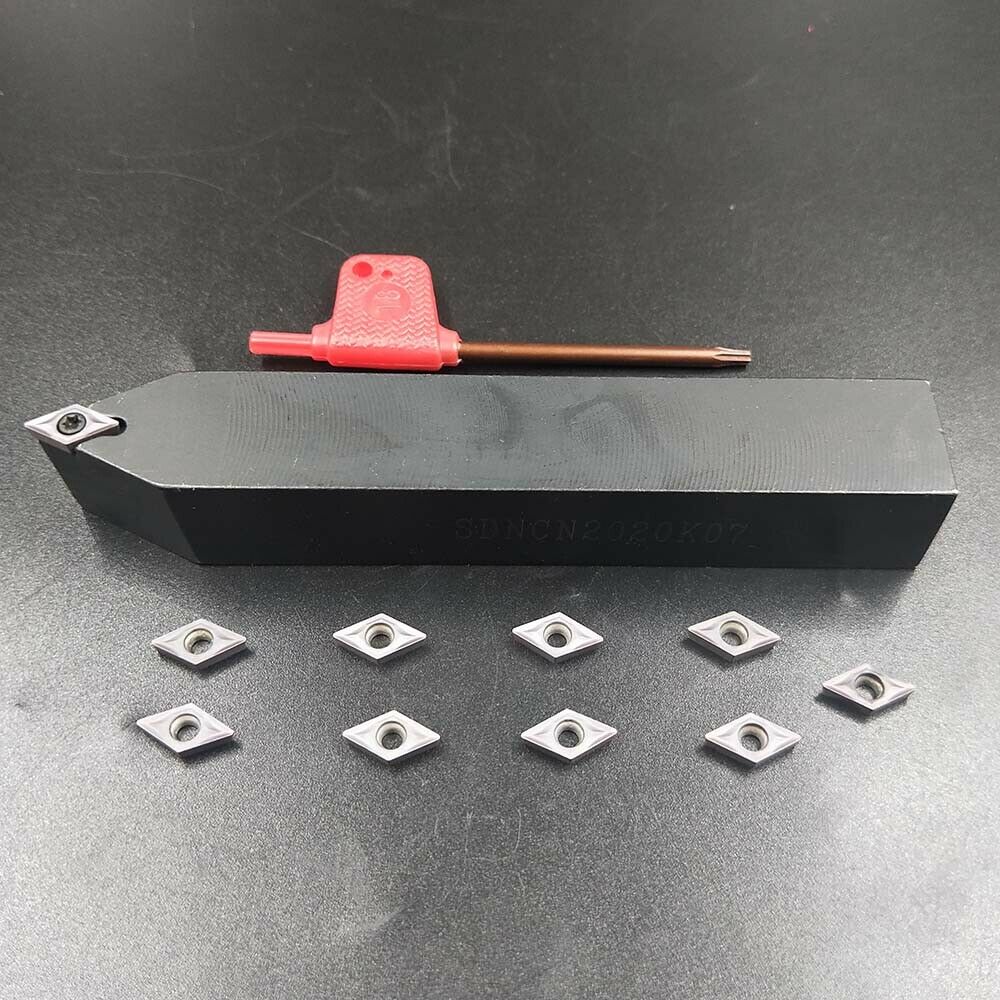 SDNCN2020K07 Lathe External Turning Tool Holder+DCMT070204 BP1125 Turning insert