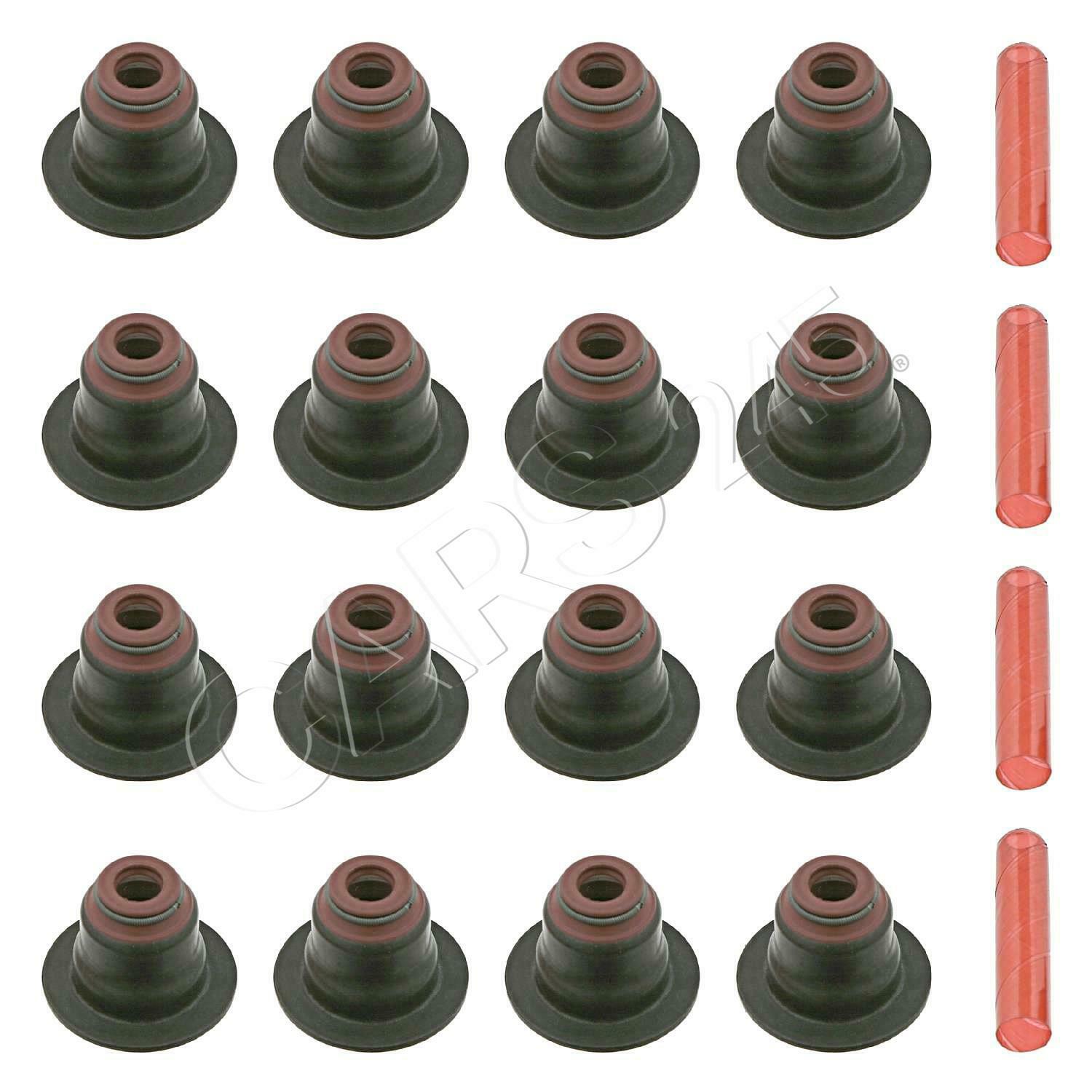 Valve Stem Seal Set FEBI For BMW X1 X3 X5 X6 Z4 E46 E53 E60 E61 11340029751
