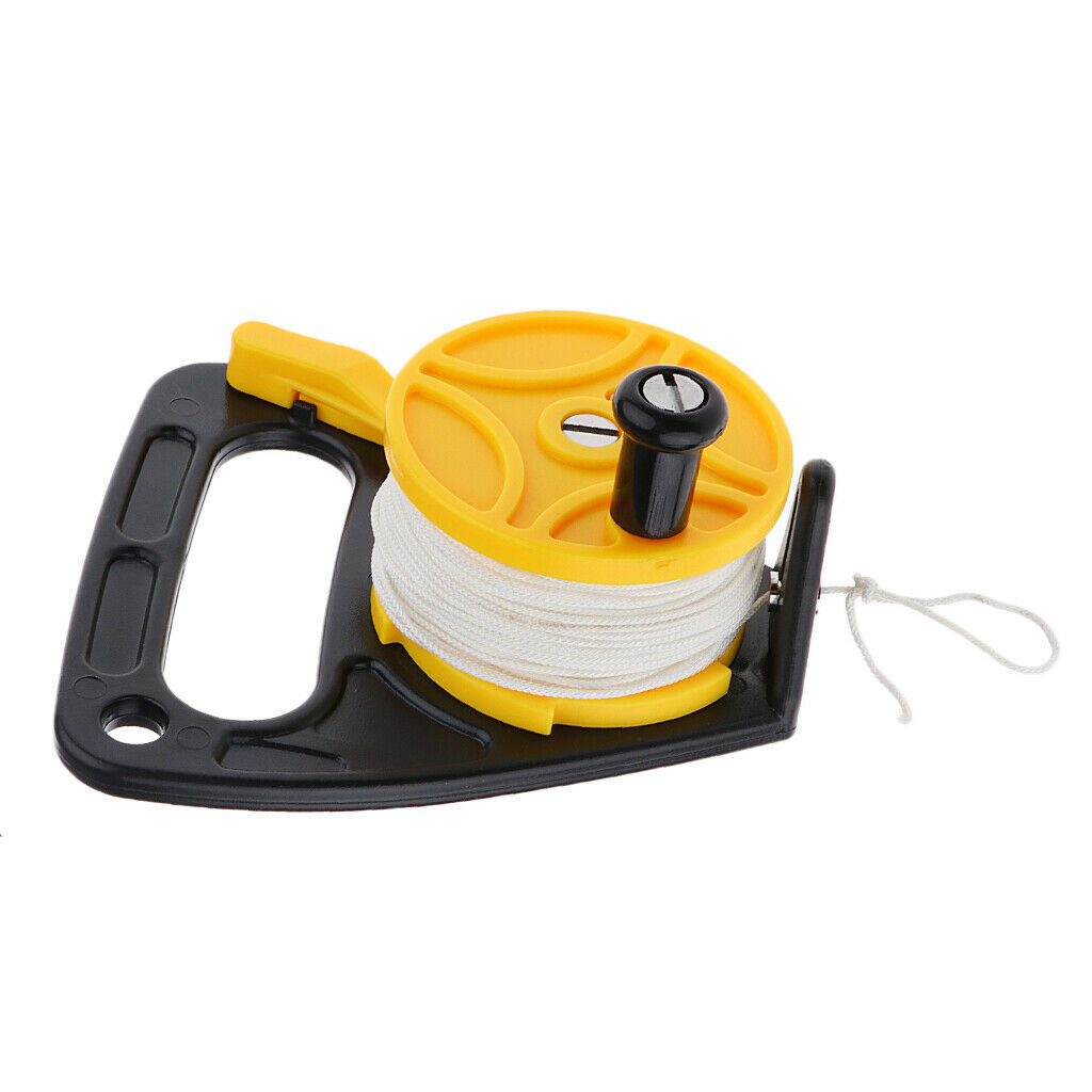 Dive Reel - Cave/Wreck Diving With 150ft (46 Metres) Line and Plastic Handle