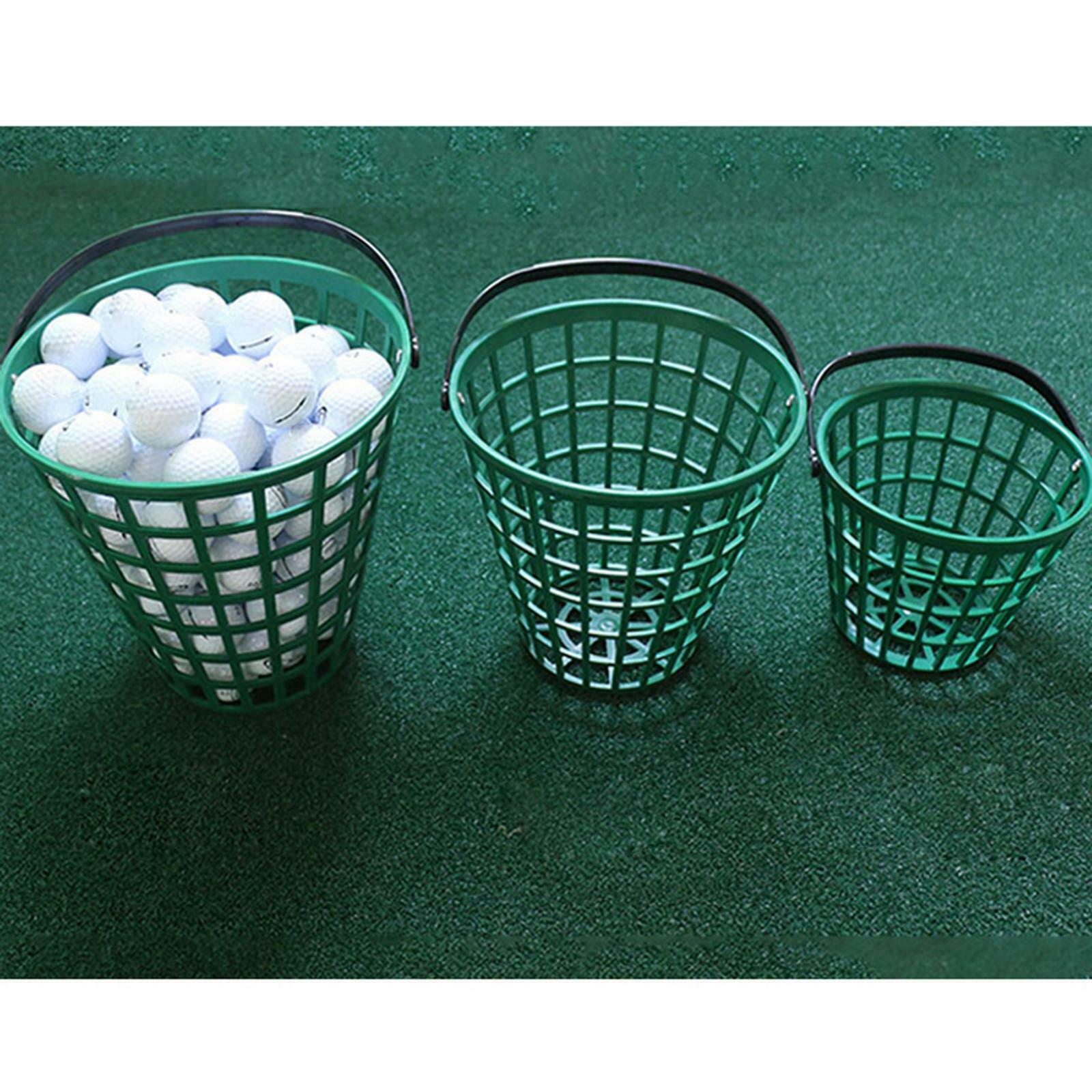 2X Solid Golf Ball Basket Golf Range Bucket Storage Organizer Holds 50 Balls