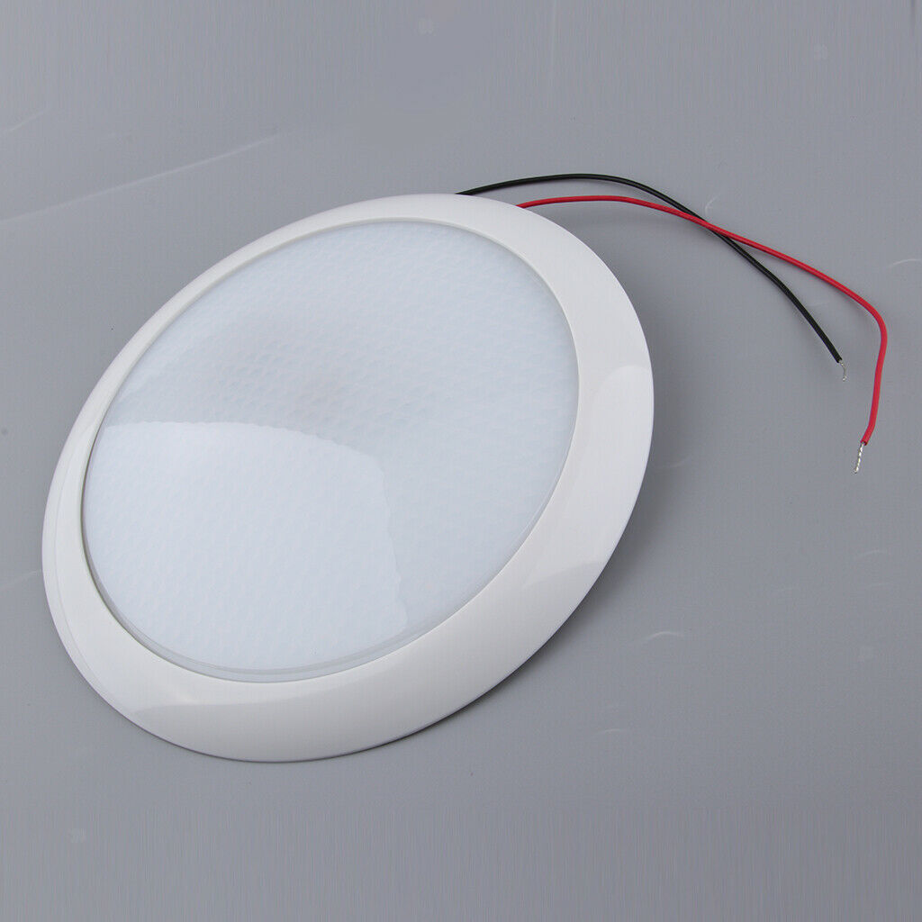 Marine Boat RV Interior LED Disk Light Ultra-thin Ceiling Dome Light White