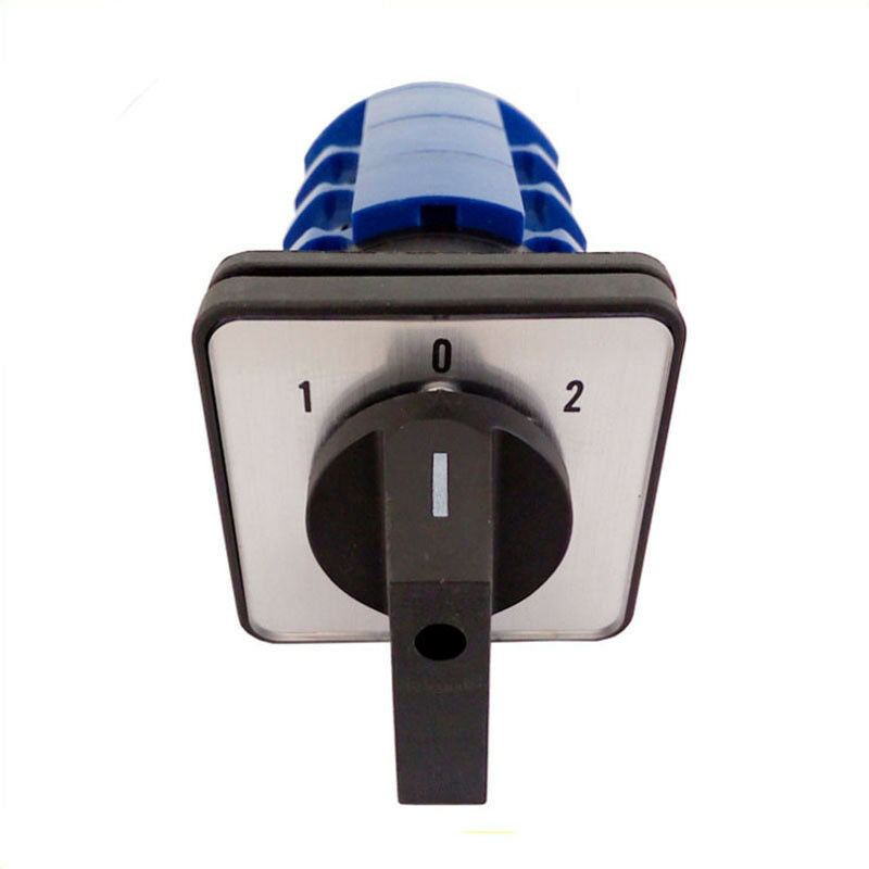 1PCS Changeover Switch 660V 125A 12 Screw Terminals 3 Positions(1-0-2) 3 Phase