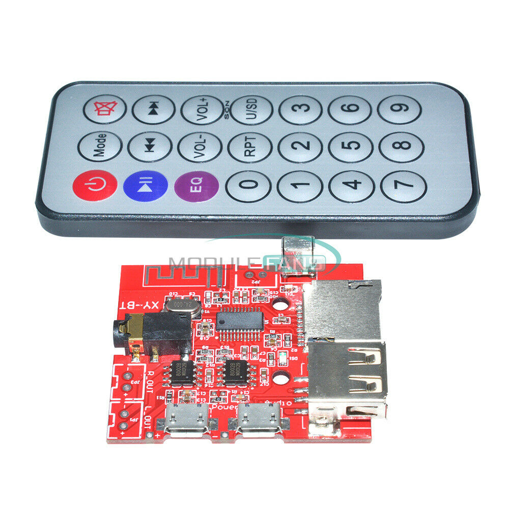 3.0/4.0/4.1 MP3 Bluetooth Decoding Board Car Speaker Refit With Remote Control