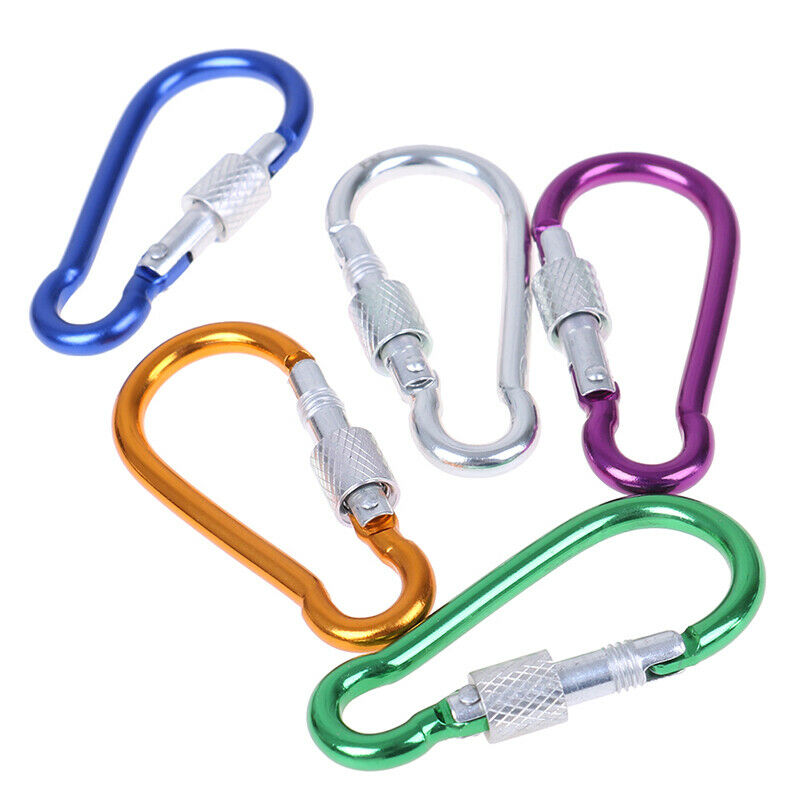 5pcs/set Carabiner Mini Gourd-Shaped Aluminum Alloy Keychain Clip TDTMKBUKH XC