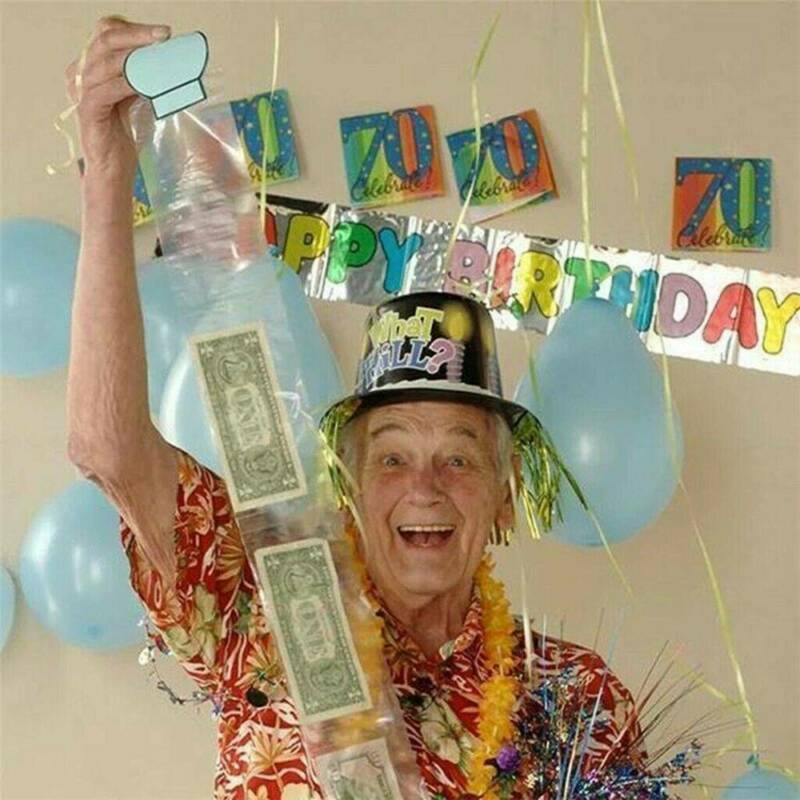 Cake ATM Surprise Birthday Cake Topper Money Box Funny Cake-ATM Happy Birthday&