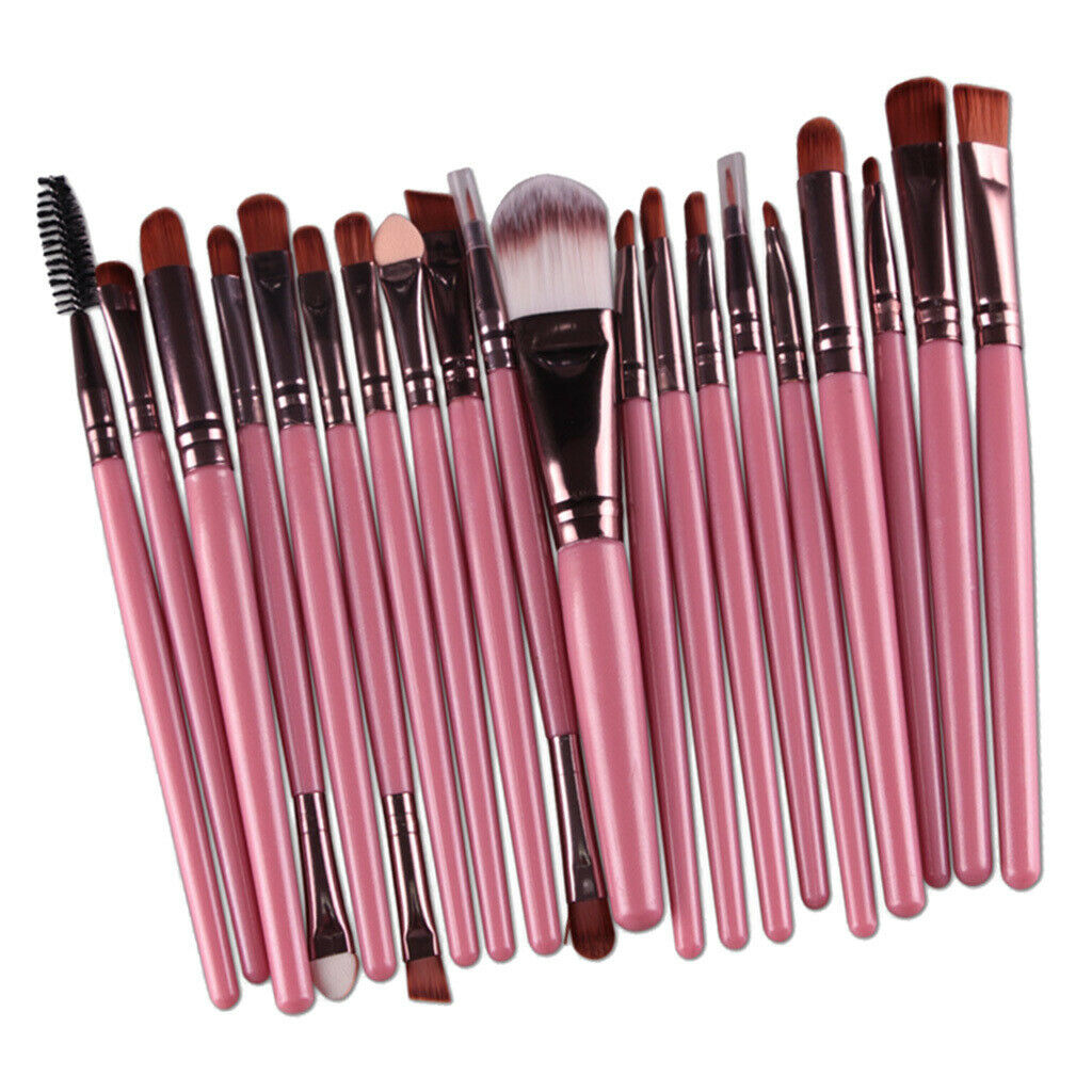 20Pcs Professional Makeup Brush Set Cosmetic Brushes for Blending Eye Shadow