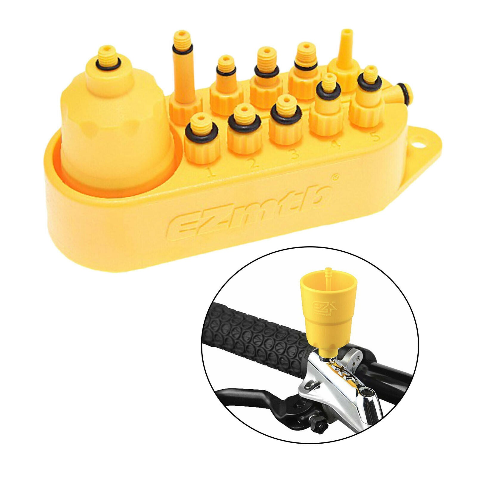 Universal Bicycle Hydraulic Bleed Adapters MTB Road Bike Oil Filling Joint