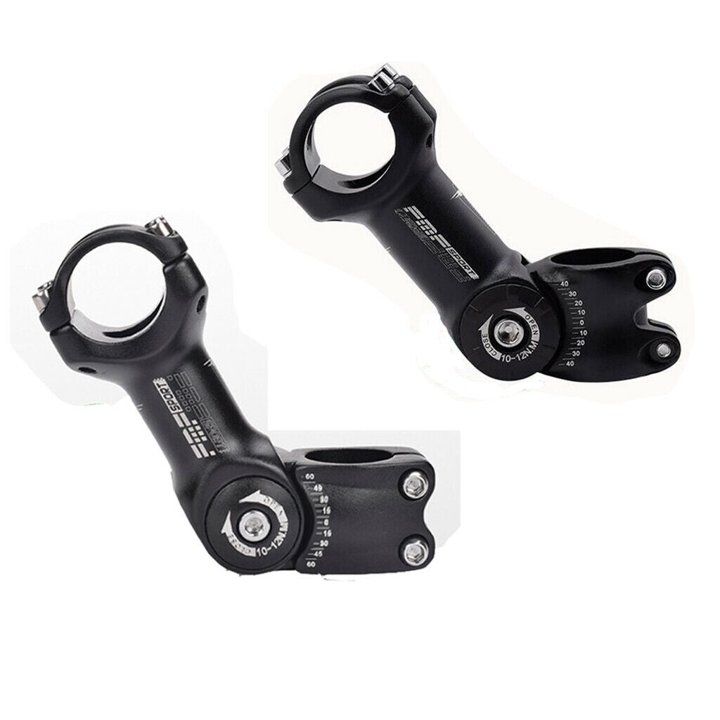Bicycle Stem Angle Adjustable MTB Road Bike Handlebar Stem 25.4mm x 110mm
