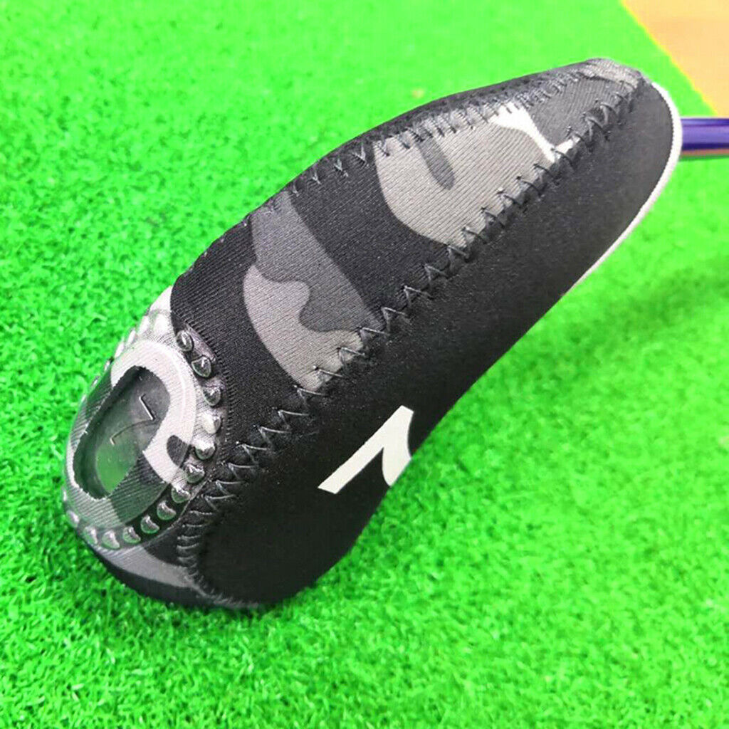 10Pcs/Pack Nylon Golf Iron Covers Set Golf Club Head Cover Golf Iron Head Covers