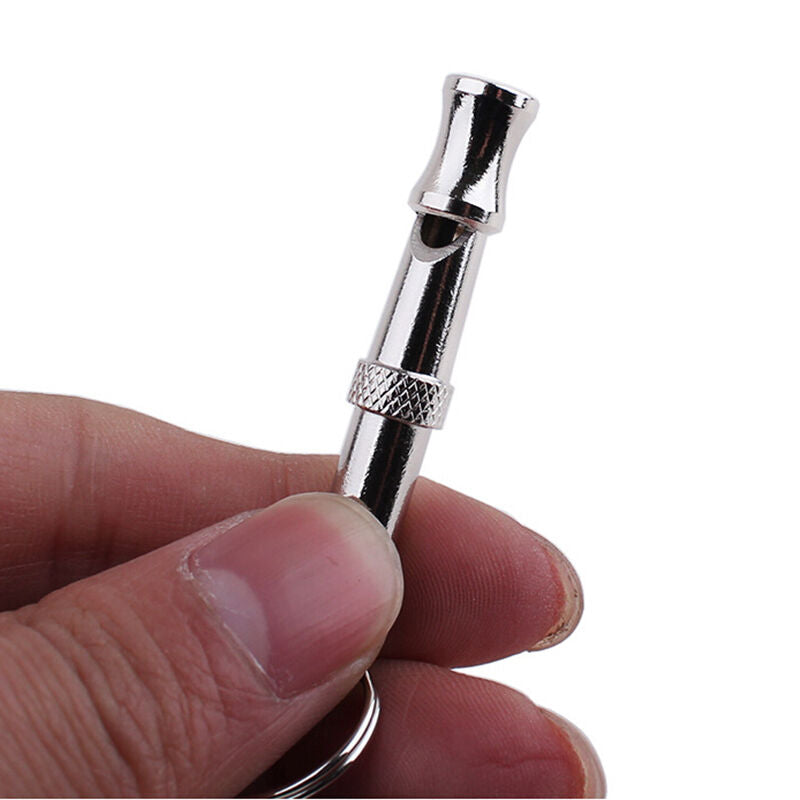 2X Pet Dog Training Obedience Whistle Ultrasonic Supersonic Adjustable Pitch DD