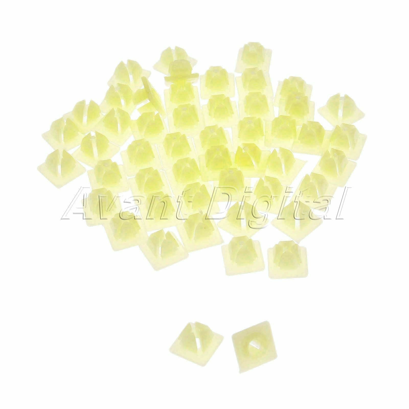 50PC Bumper License Plate Nut Bracket Clip For GM 4755299 3907444 A11719 A8435