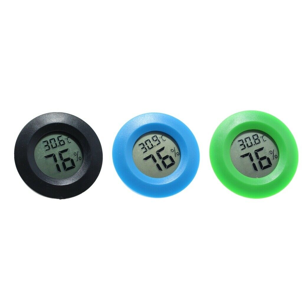 3pcs Reptile Thermometer Humidity Hygrometer Pet Reptile Amphibians Tank
