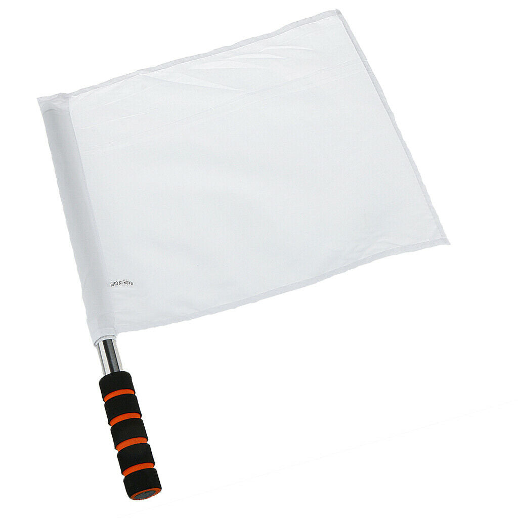 Sport Linesman White Flags Soccer Referee Flag Fair Play Sports Match Flags