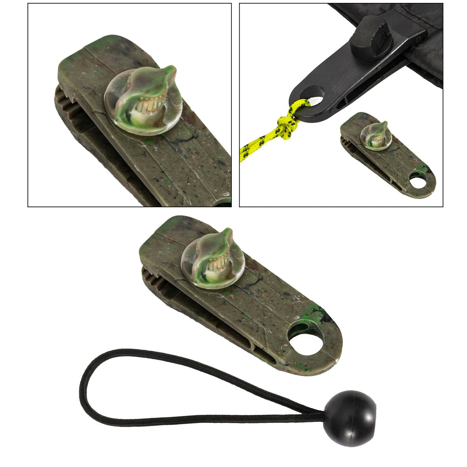 Tarp Clip Awning Hanger Ball Bungee Rope Rope Banner Fasteners Accessories