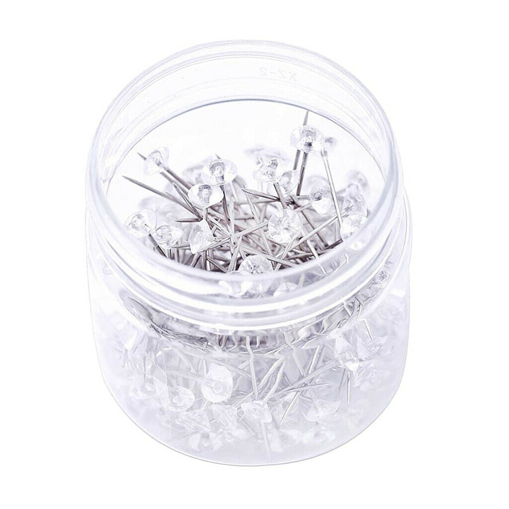 150 pieces rhinestone diamond quilting needle sewing pins sewing needles