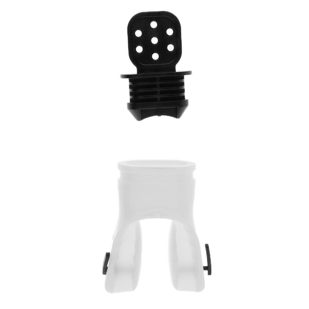 2 Pieces Silicone Moldable Bite Mouthpiece Scuba Diving Regulator Accessory