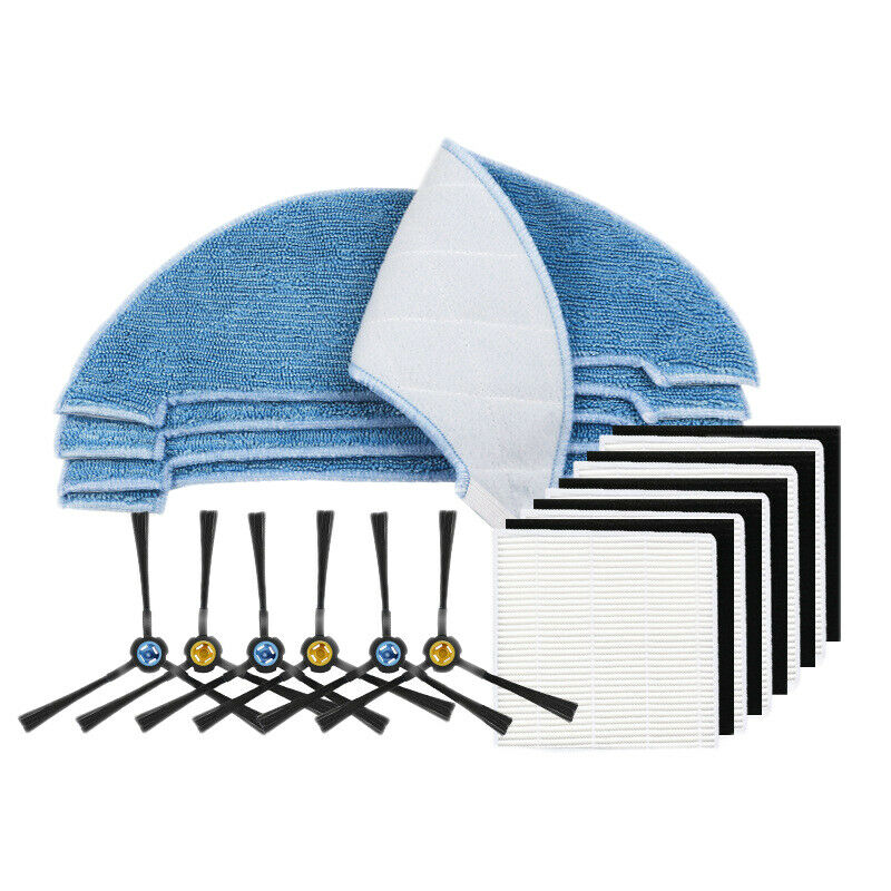 Sweeper Accessories Kit Filters for Ecovacs DF45 DF43 DF46 Vacuum Cleaner ReplH9