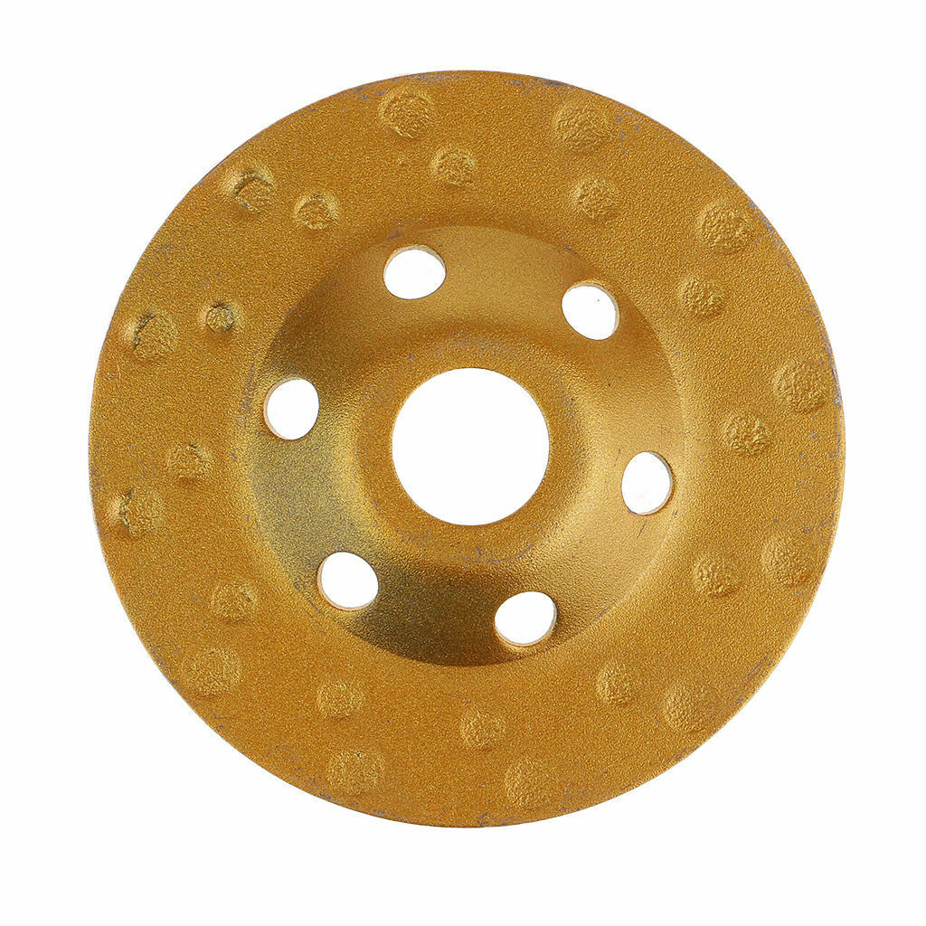 Heavy Duty 4" 100mm Concrete Turbo Diamond Grinding Cup Wheel Three Row Turbo