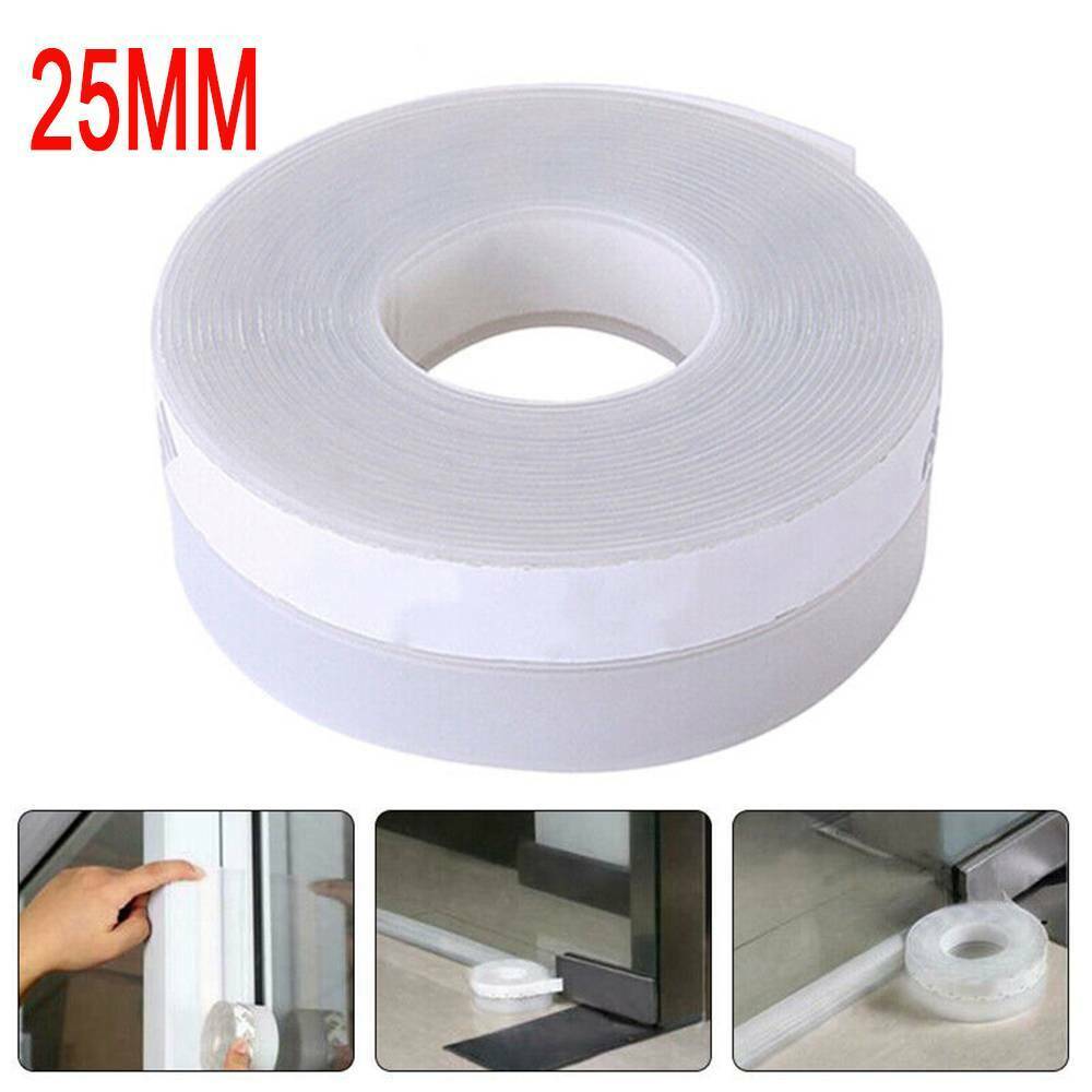 Under Door Draft Stopper Weather Stripping Blocker Window Seal Strip 4M/Roll