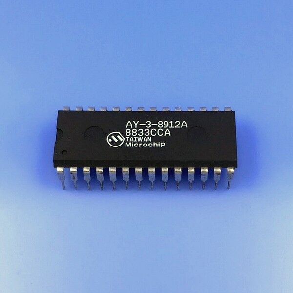 1PCS Programmable Sound Generator IC MICROCHIP/SOUND DIP-28 AY-3-8912A AY3-8912A