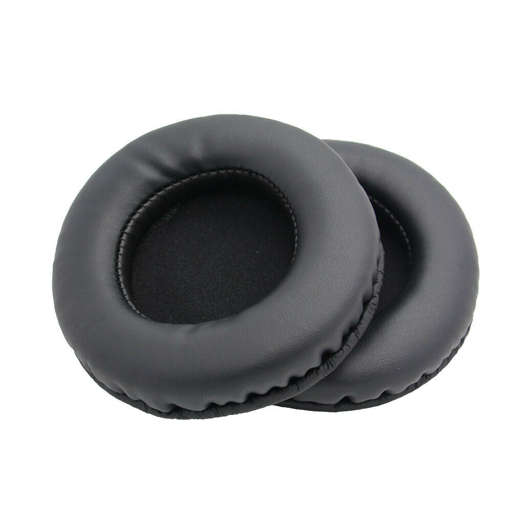 Universal 90mm Headphones Round Ear Pads Eartips Cushions Cover Replacements