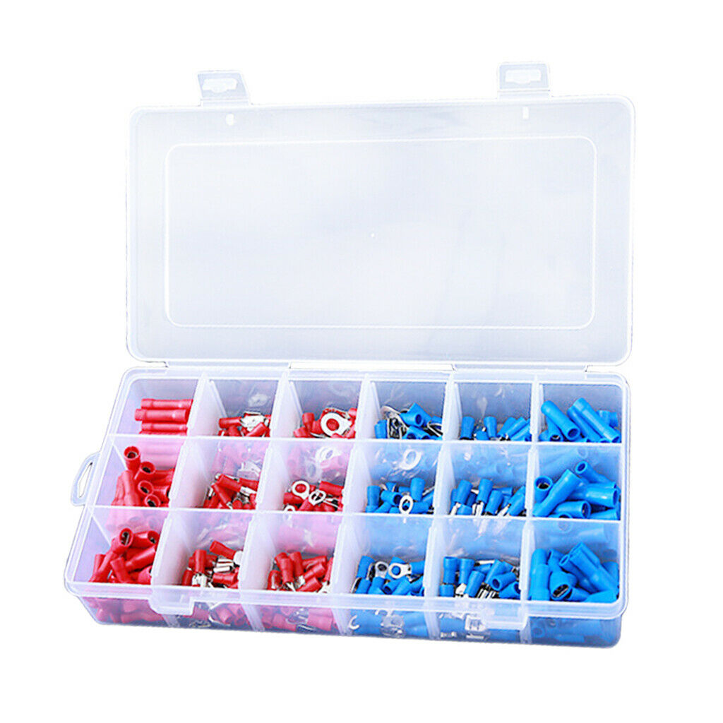 360PACKS Wirefy Heat Shrink Electrical - Wire Crimp Terminals Connectors Kit