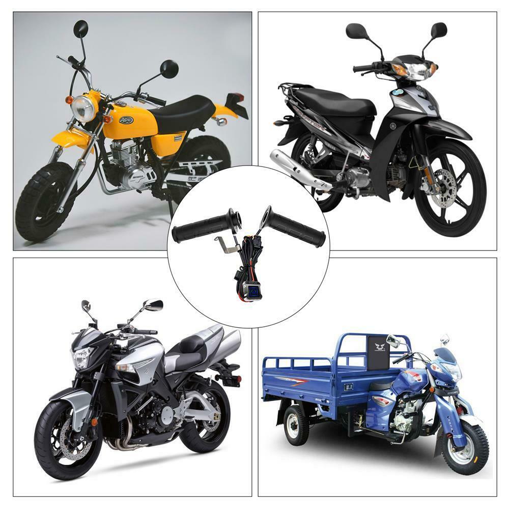 Universal Hot Grip Electric Hand Heated Grips Handlebar Warmer Motorcycle ATV