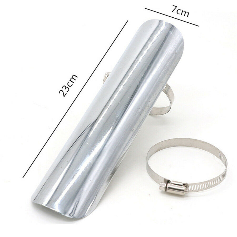 Motorcycle Anti-Hot Cover Exhaust Muffler Pipe Cover Heat Shield for 46mm-70mm