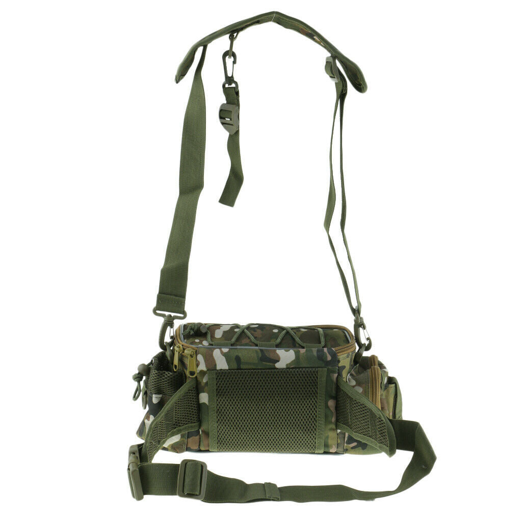 1000D Oxford Fishing Bag Multifunctional Outdoor Adjustable Messenger Bag