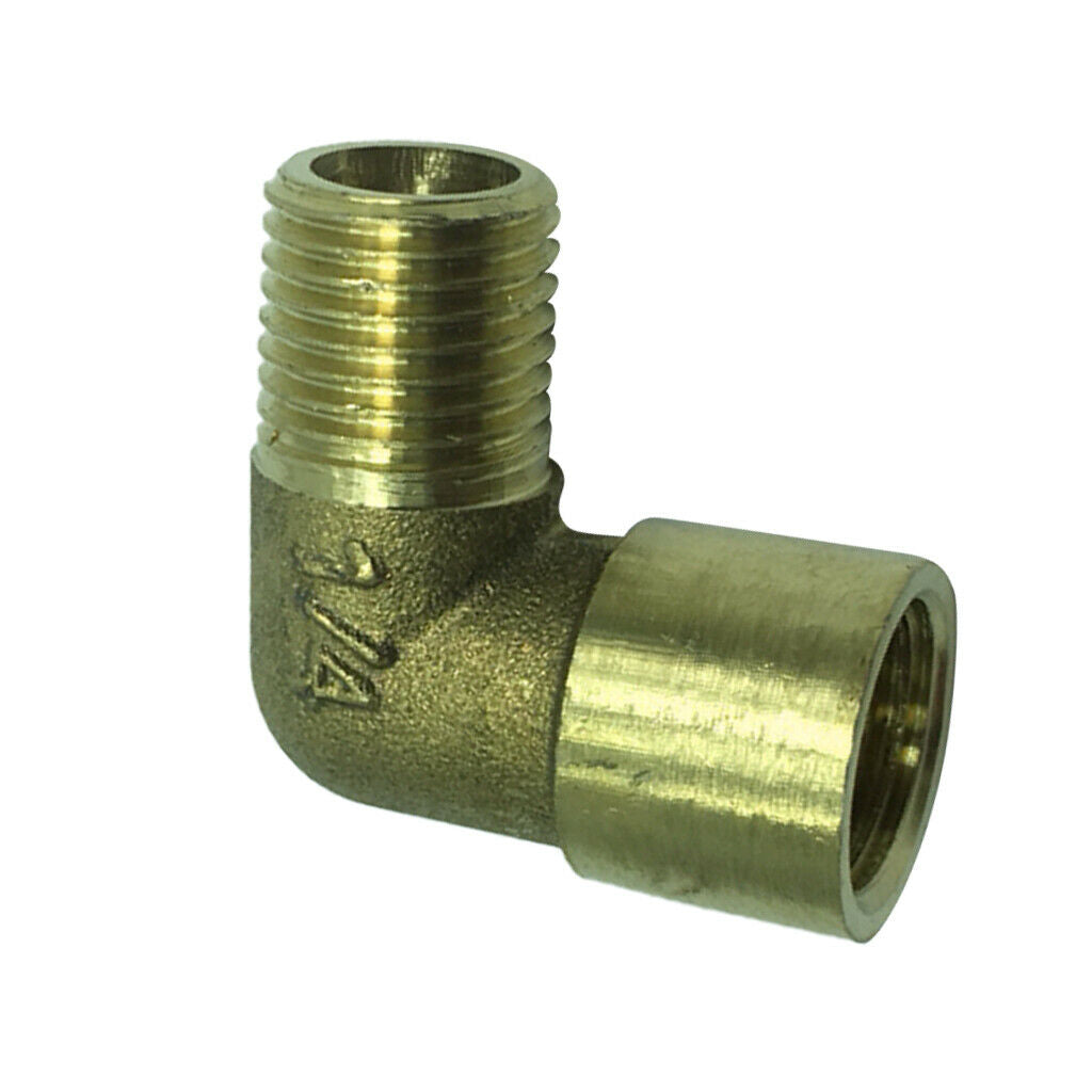 90 Degree Street Elbow Brass Adapter Connector Pipe Fittings DN8