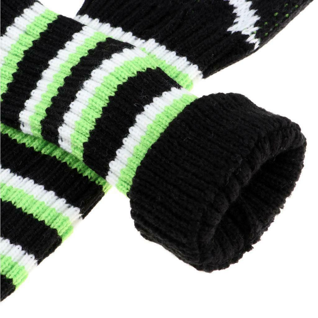 3Pcs Universal Golf Club Pom Pom Knit Headcover Driver Fairway Wood Head Cover