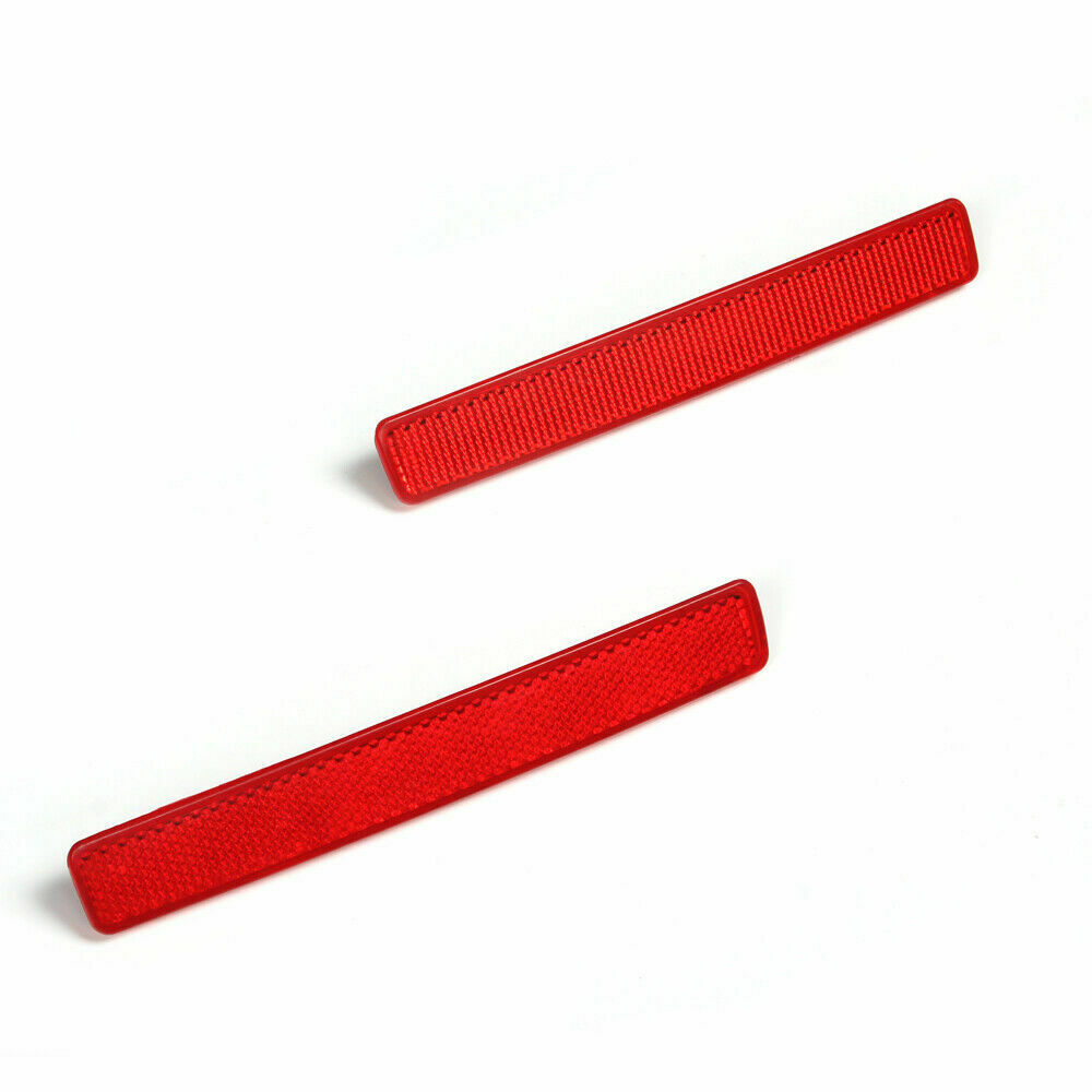 For VW Transporter T5 Red Rear Left & Right Bumper Reflector Tail Light Bars