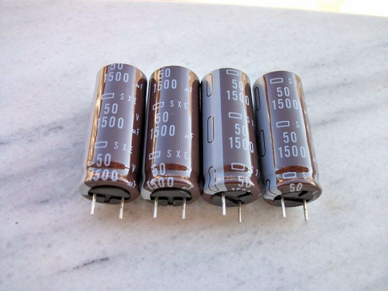 8pcs NEW Nippon 50v 1500uf SXE LOW ESR capacitor audio 105C