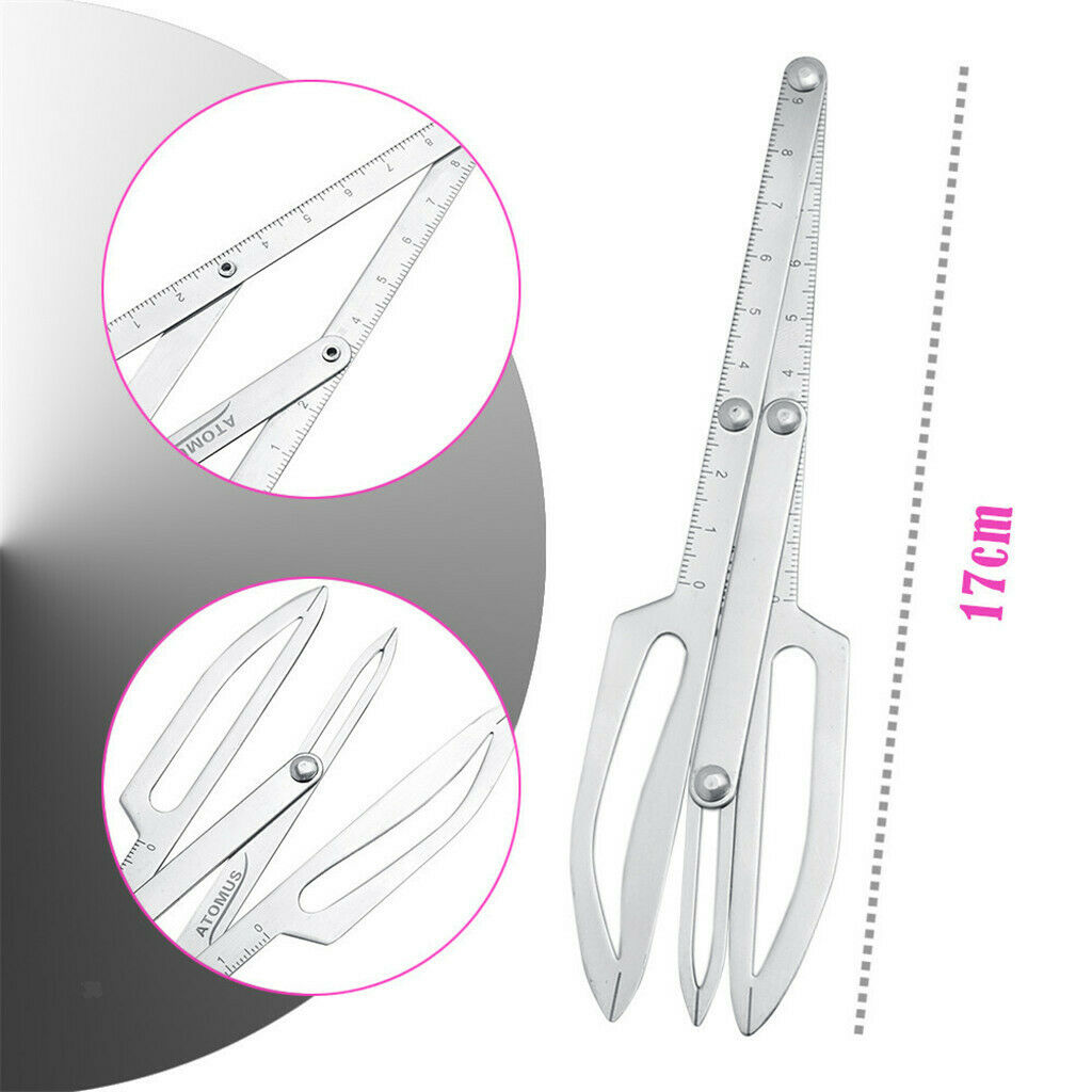 50x 7pin Microblading Needles Tattoo Pencil Tool Set with Measuring Ruler