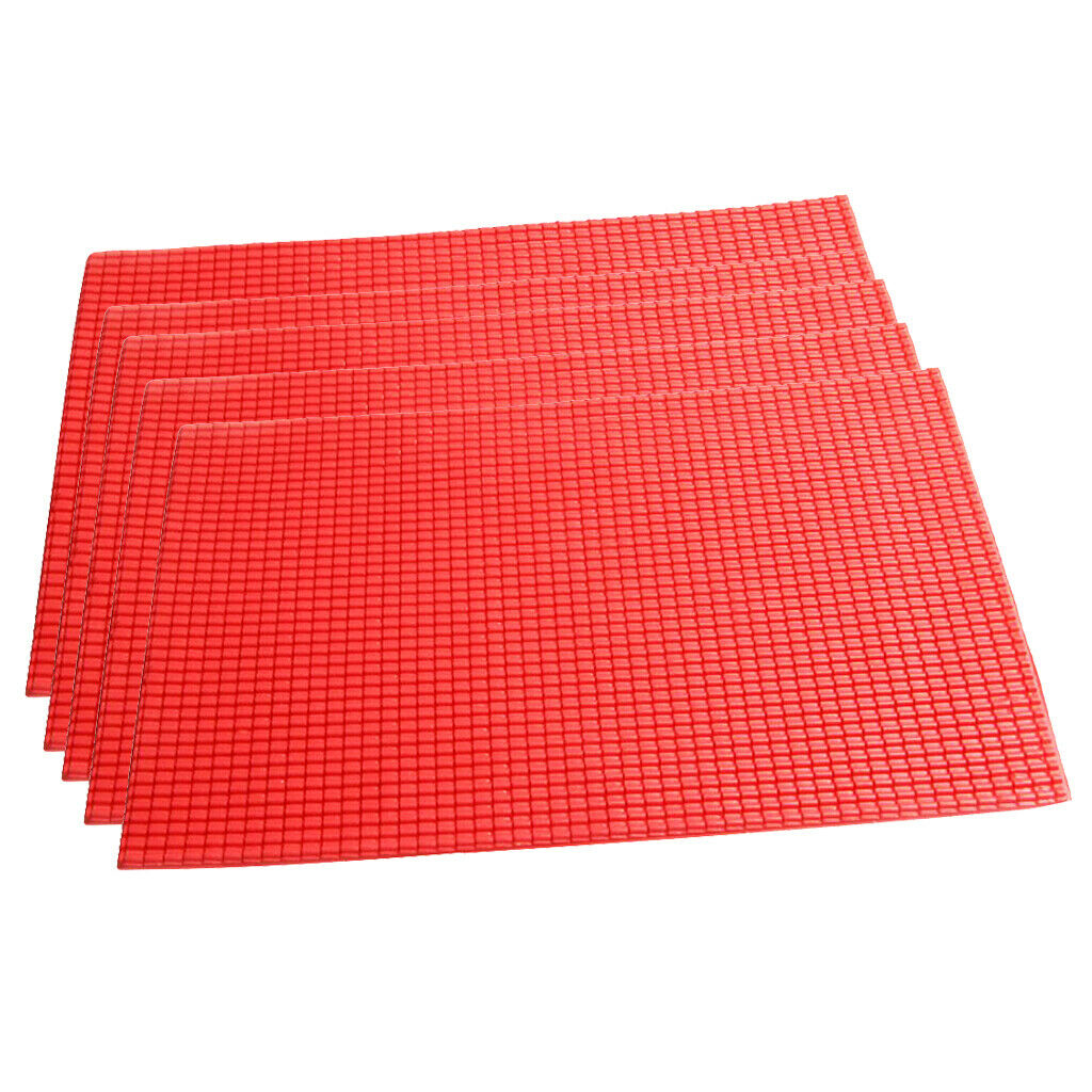 Set Of 5 Plastic Plates Plastic Plates DIY Plank DIY Building Architecture