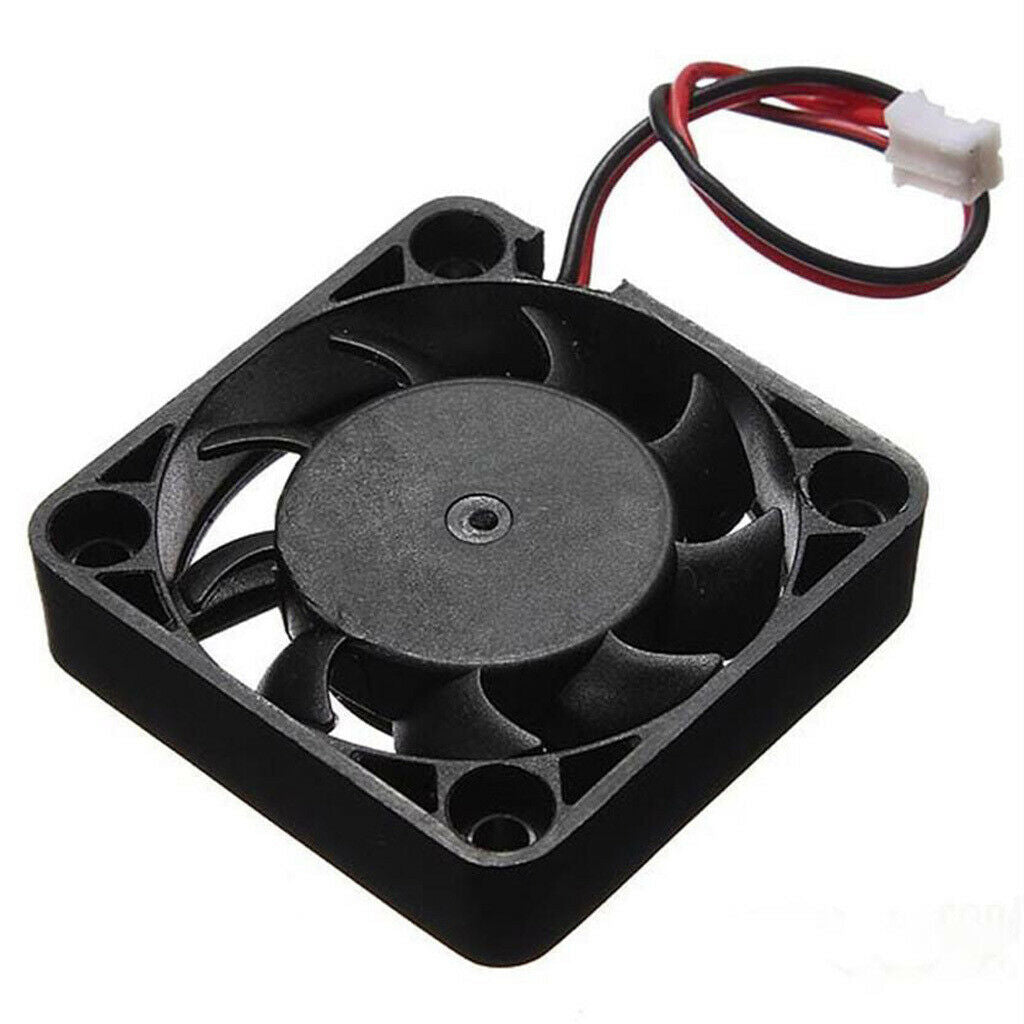 DC 2Pin Plastic Desktop Cooling Fan Radiator Cooler 4cm For Desktop Case