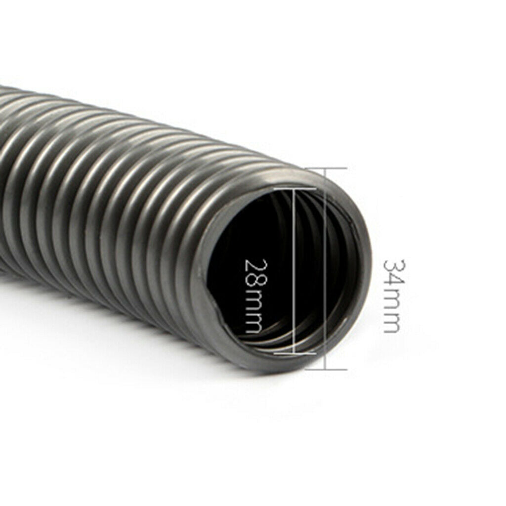 34mm Out Dia UNIVERSAL Vacuum Flexible Corrugated Tube Pipe Hose Tubing 1M